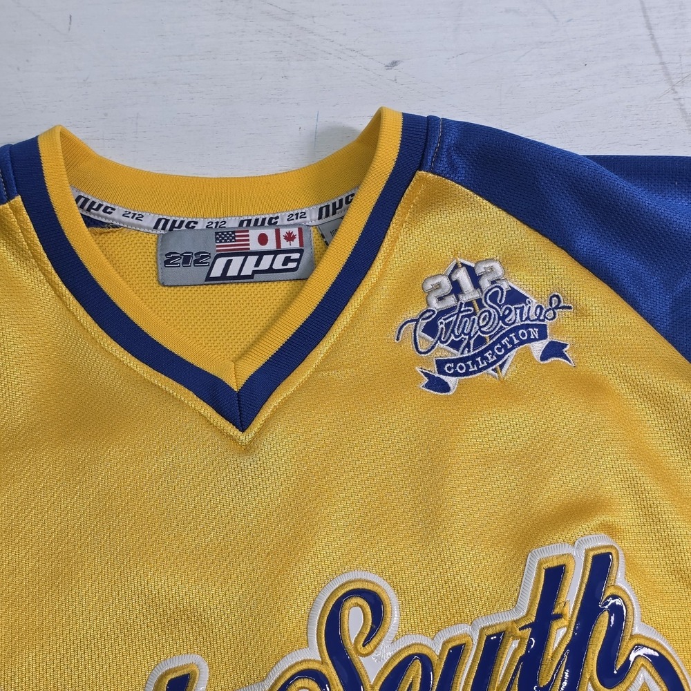 Vintage NYC 212 Dirty South 08 City Series Stitched Vinyl Football Jersey Men XL - Picture 5 of 15